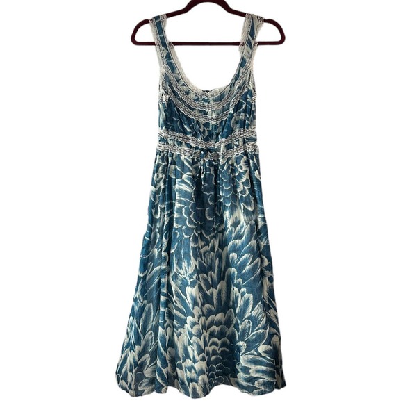 Vintage Cottagecore GASP Midi Folklore Dress - Picture 2 of 6